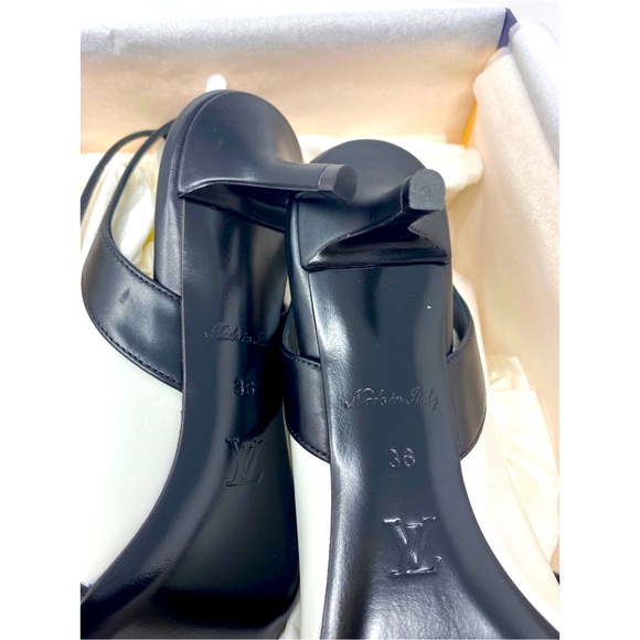 Louis Vuitton Line up pump multicolor heel black - Picture 11 of 11